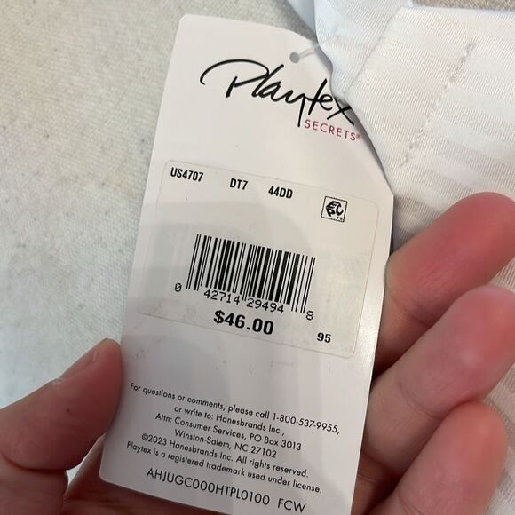 NWT Playtex Secrets Wirefree Bra - Picture 3 of 6